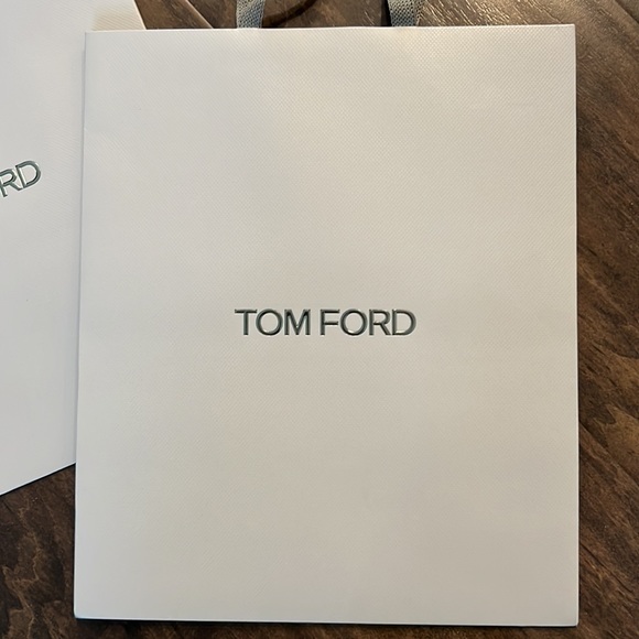 Tom Ford (3) Silver Grey Shopping Gift Bag Bundle Lot - Picture 4 of 4